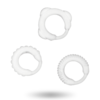 ADDICTED TOYS - SET 3 ANILLOS PENE CLEAR - Imagen 2