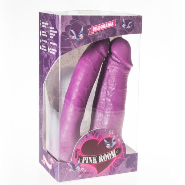 PINK ROOM - ARTHUS DILDO REALÍSTICO LILA 17CM/15.5CM - Imagen 2
