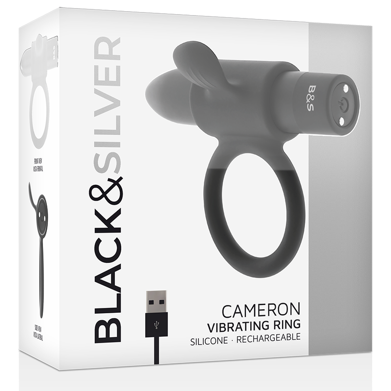 BLACKSILVER - CAMERON BLACK RECHARGEABLE RING - Imagen 5